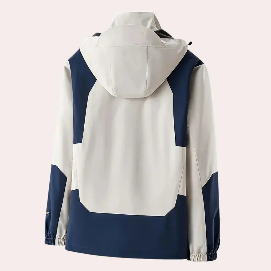Luca | Waterproof Rain Jacket for Men | Hooded Windbreaker