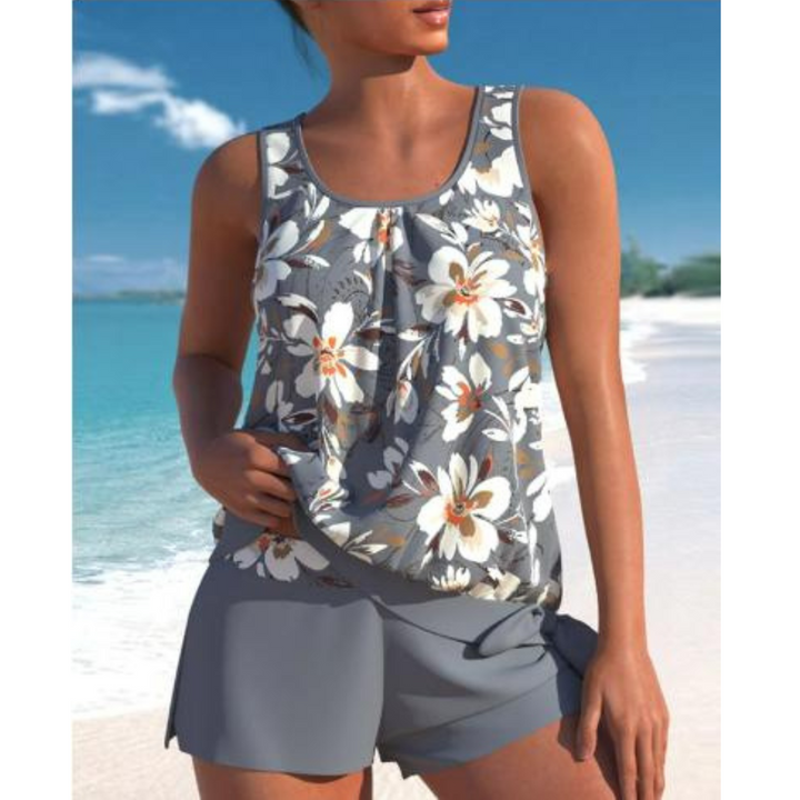 Floral Pattern Tankini for Women