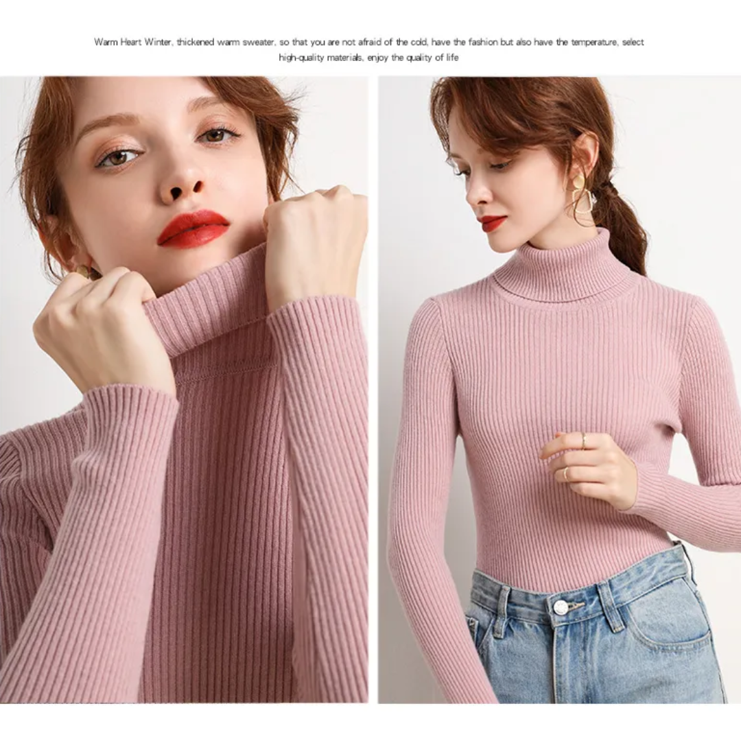 Faye | Winter-Ready Cashmere Turtleneck Sweater