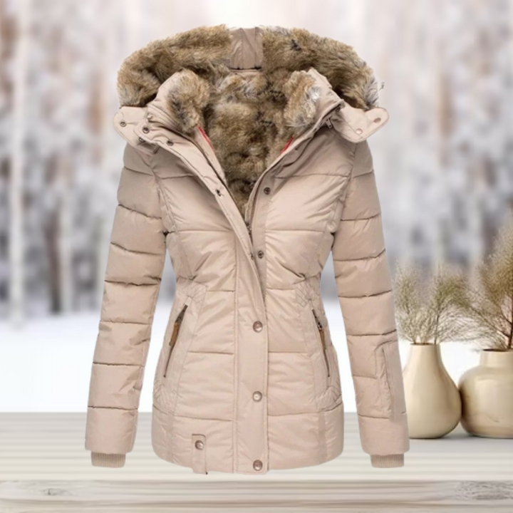 Gia | Faux Fur Winter Jacket with Hood