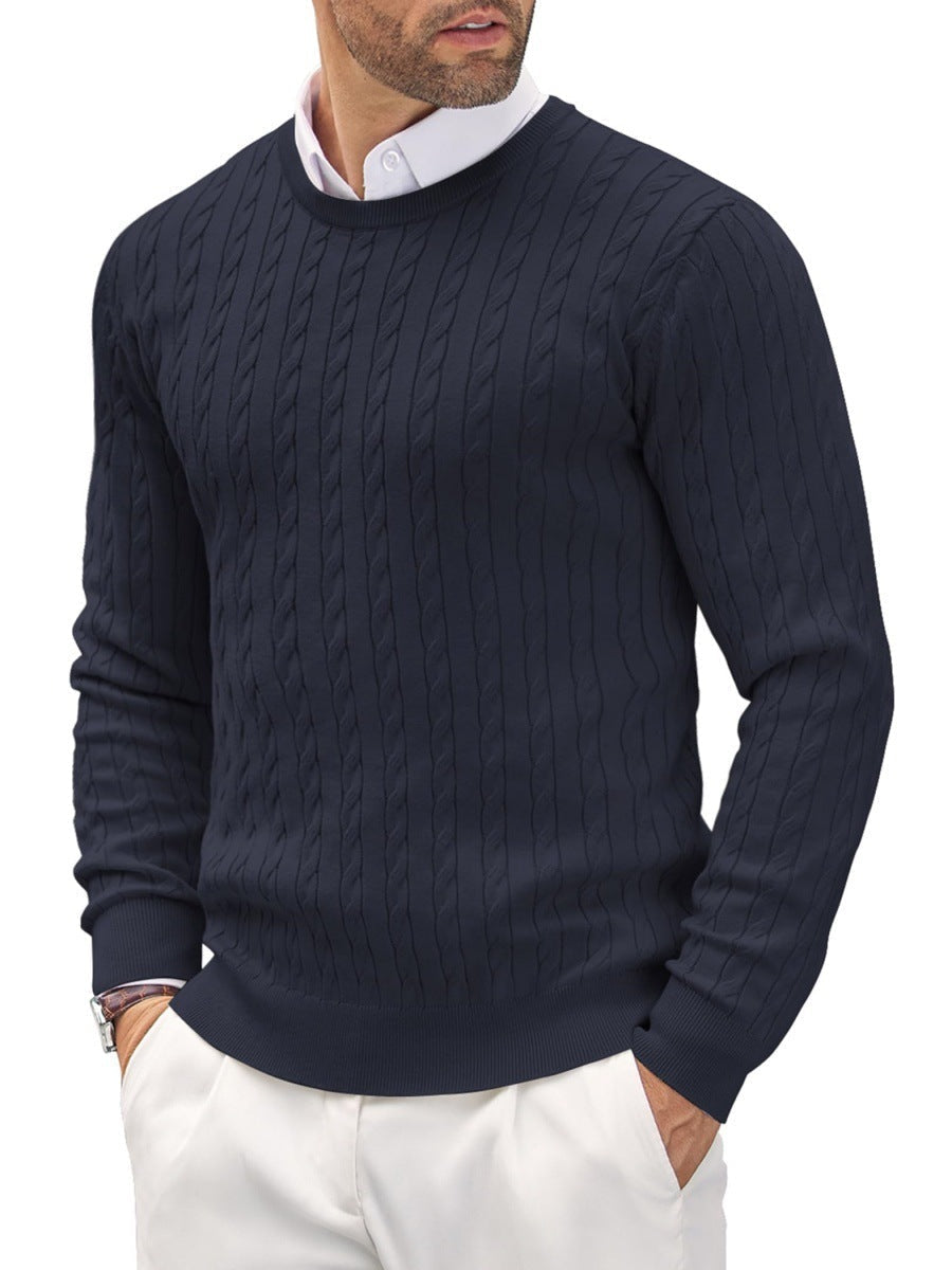 Arthur | Men's Slim Fit Fine Knit Crew Neck Sweater