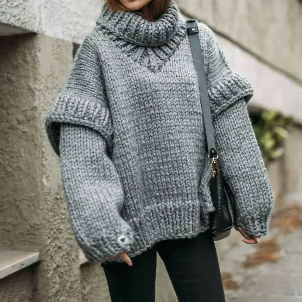 Kate | Cozy Oversized Turtleneck Sweater for Winter