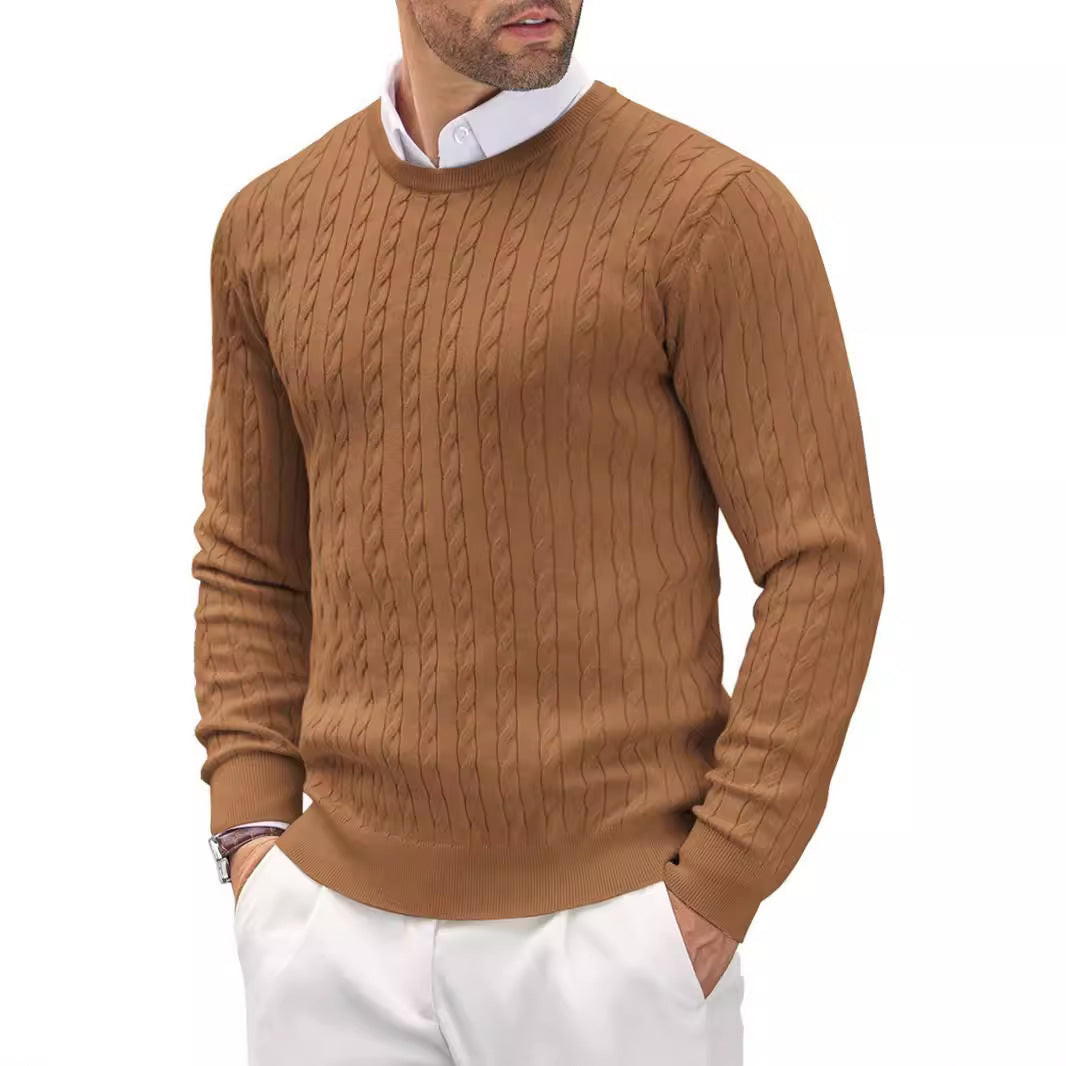 Arthur | Men's Slim Fit Fine Knit Crew Neck Sweater