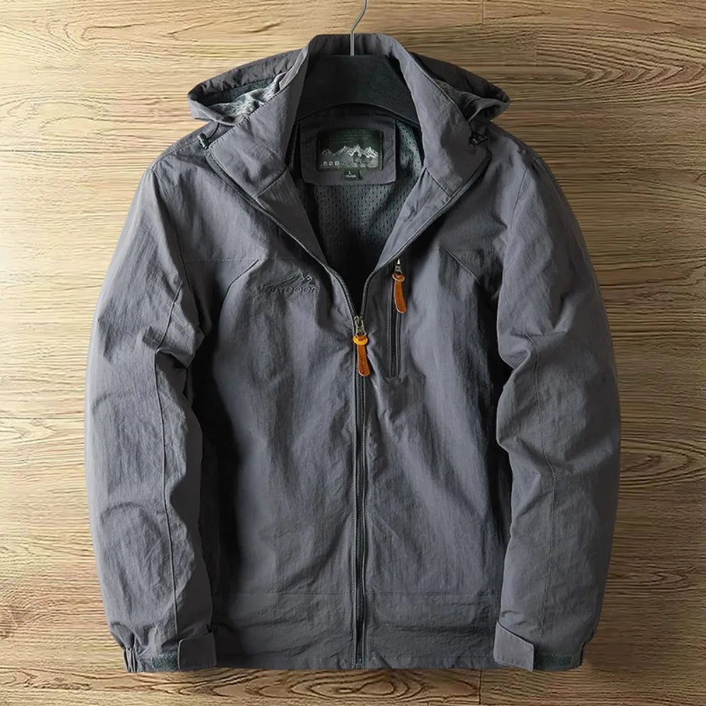 Tobias | Men's Waterproof Rain Jacket | Breathable Outdoor Coat