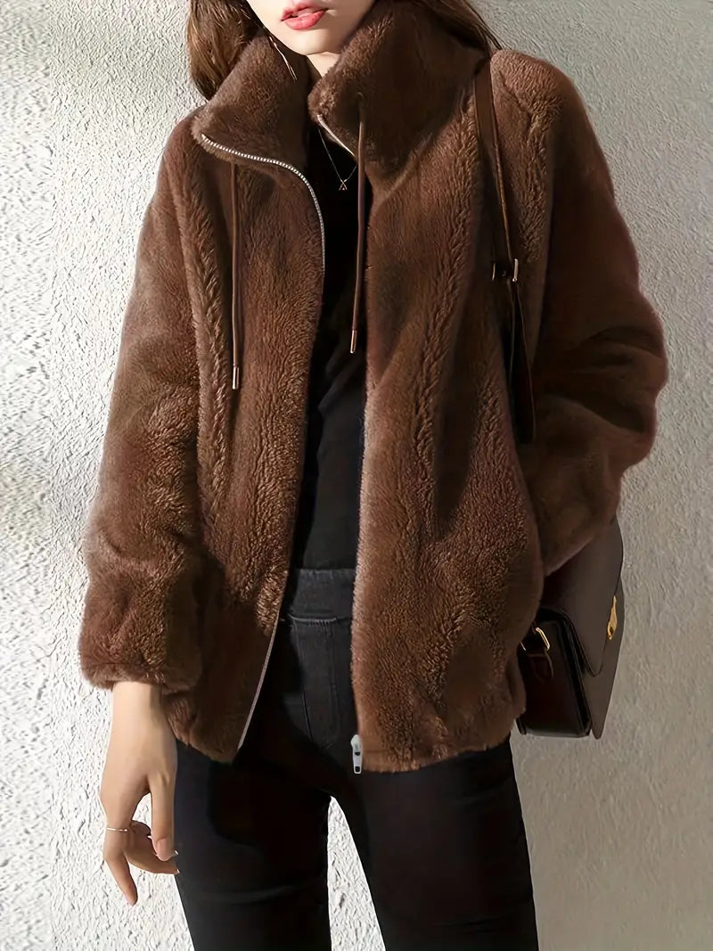 Ruby | Trendy Teddy Jacket with Soft Lining