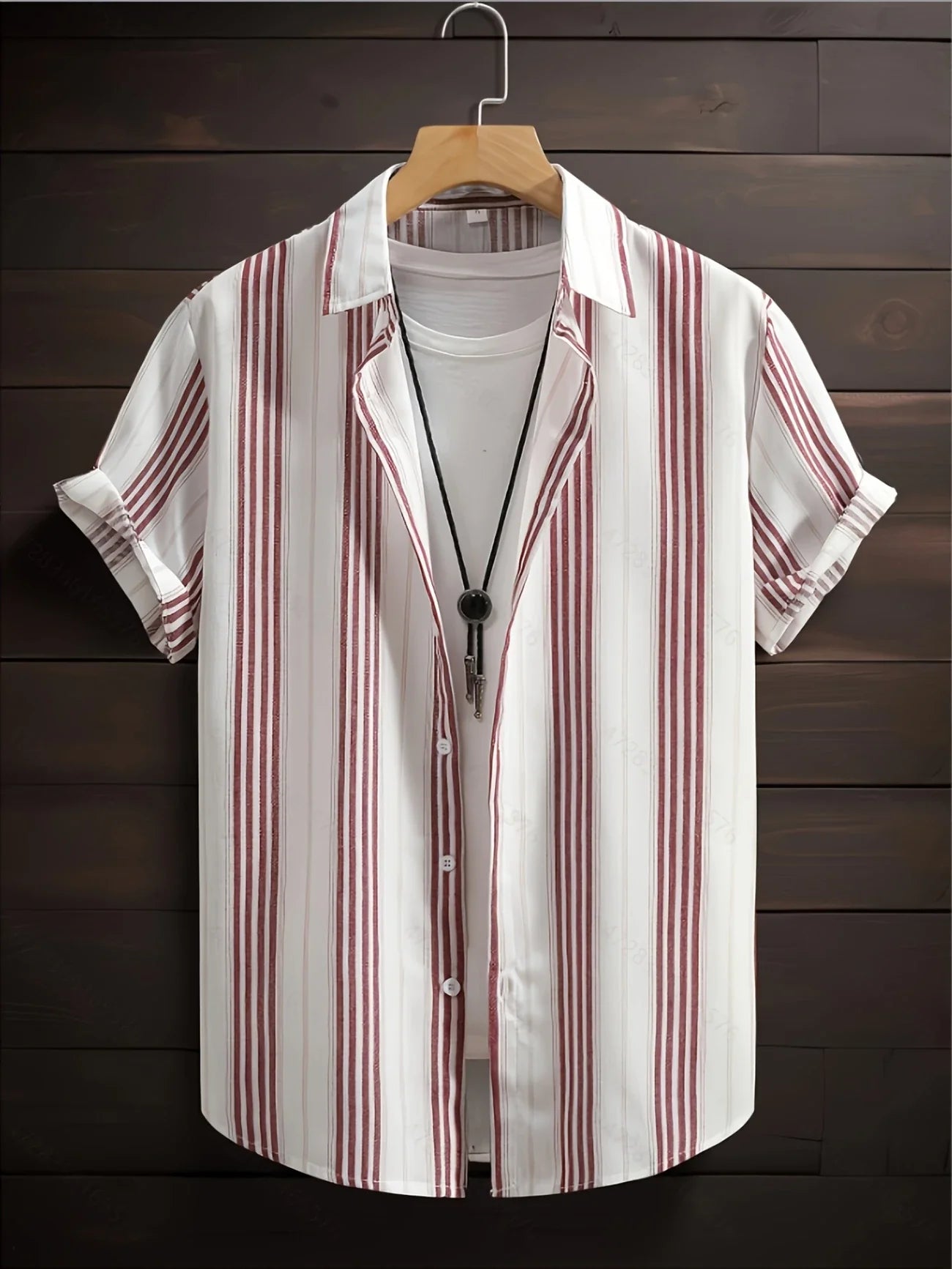 Thomas | Striped Short-Sleeve Shirt