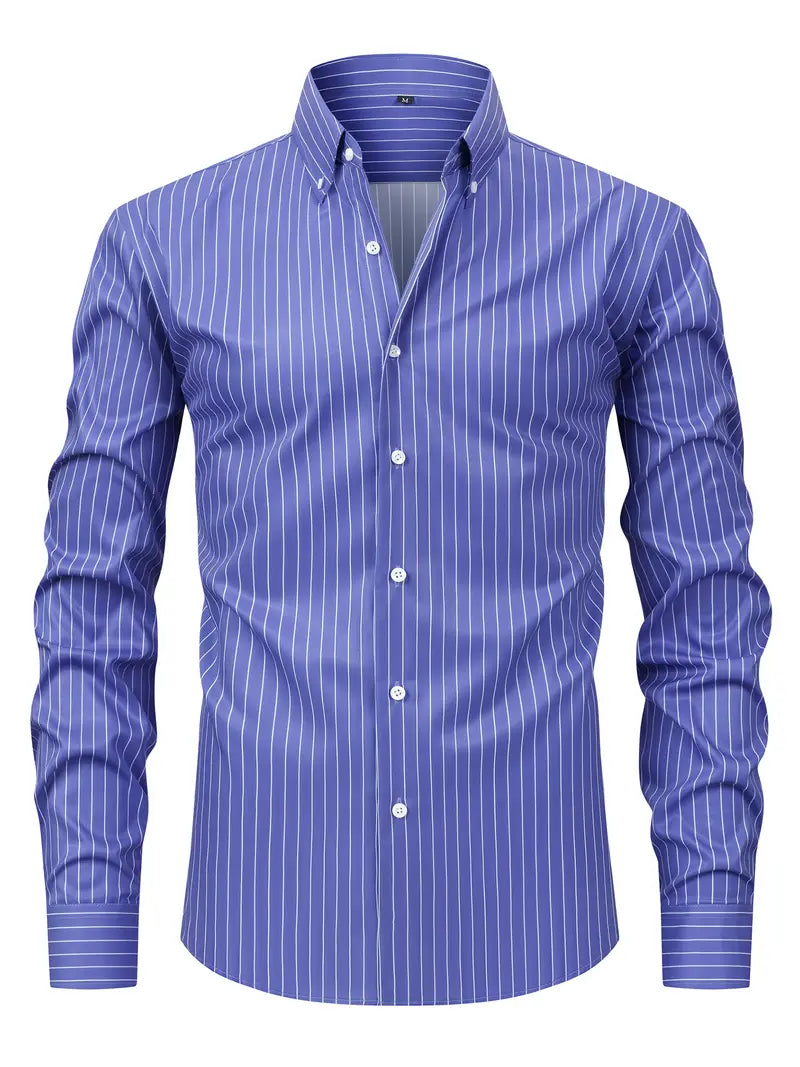 Ethan – Striped Cotton Shirt