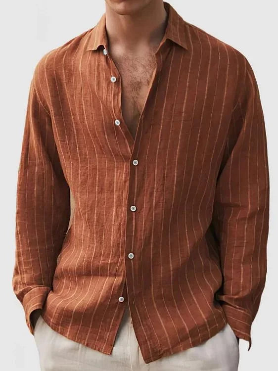 Ethan | Long sleeve henley t-shirt