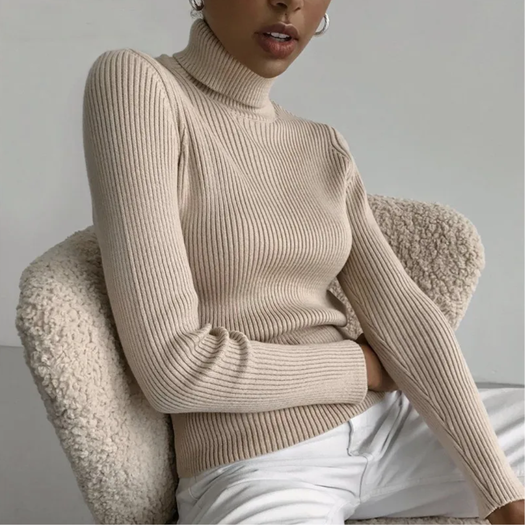Faye | Winter-Ready Cashmere Turtleneck Sweater