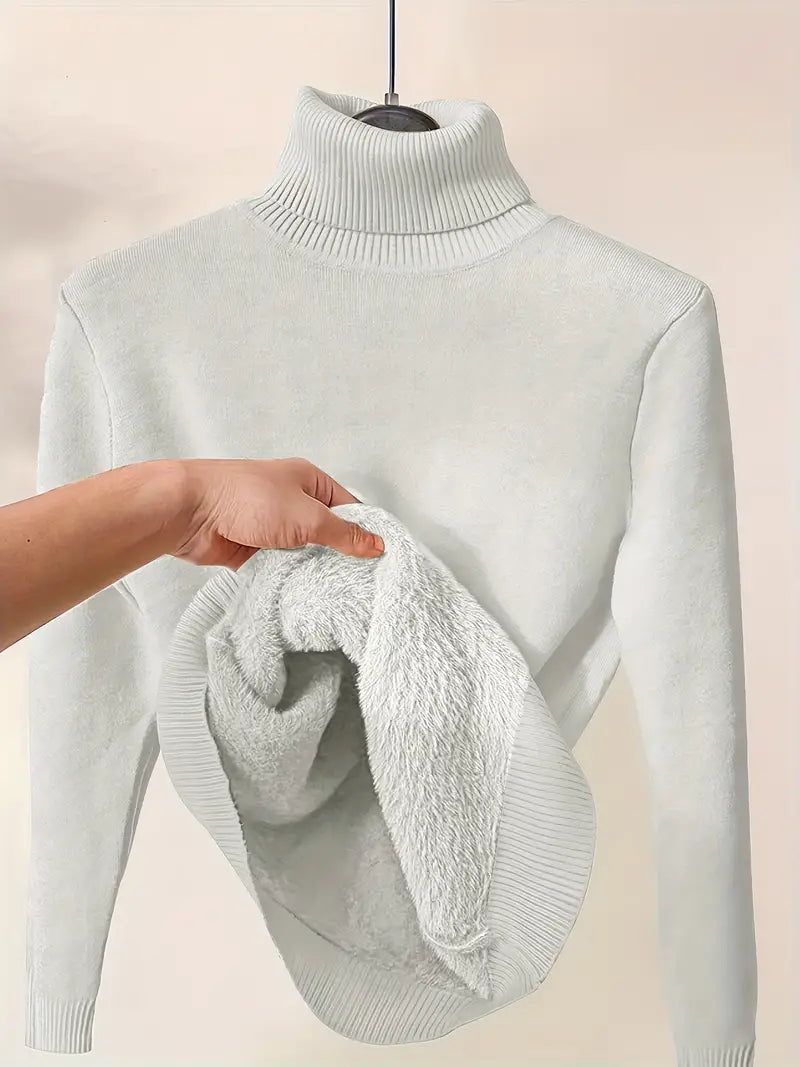 Cleo | Cozy Winter Turtleneck Sweater for Women
