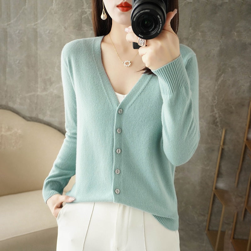 Kate | Women's Casual V-Neck Knit Cardigan