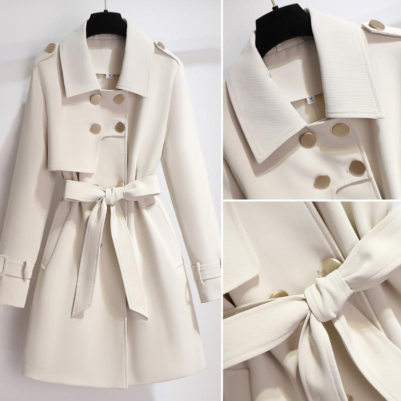 Sophie | Elegant Women's Trenchcoat in White