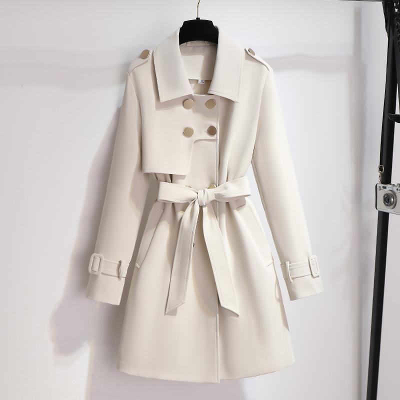 Sophie | Elegant Women's Trenchcoat in White