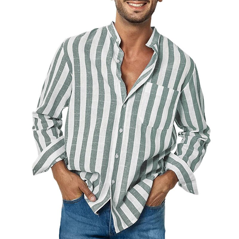 John – Striped Cotton Shirt