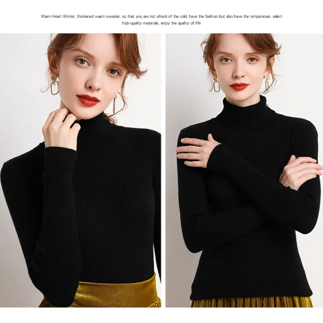 Faye | Winter-Ready Cashmere Turtleneck Sweater