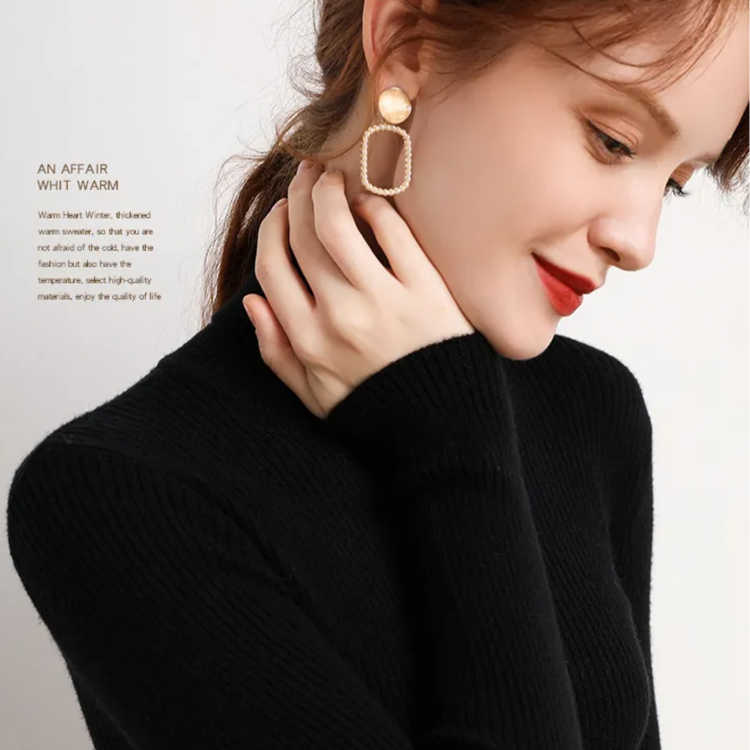 Faye | Winter-Ready Cashmere Turtleneck Sweater