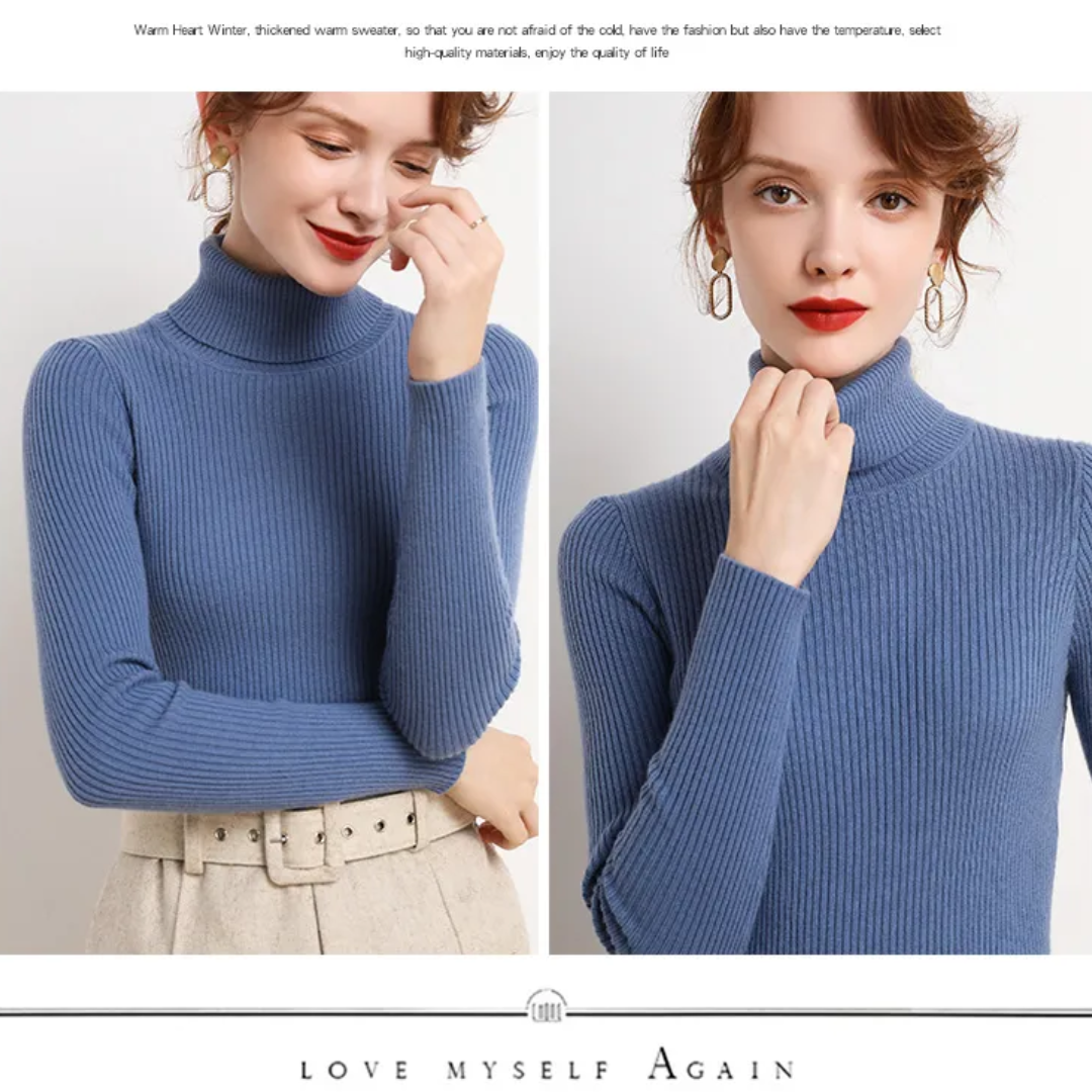 Faye | Winter-Ready Cashmere Turtleneck Sweater
