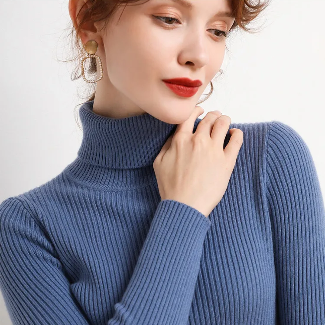 Faye | Winter-Ready Cashmere Turtleneck Sweater
