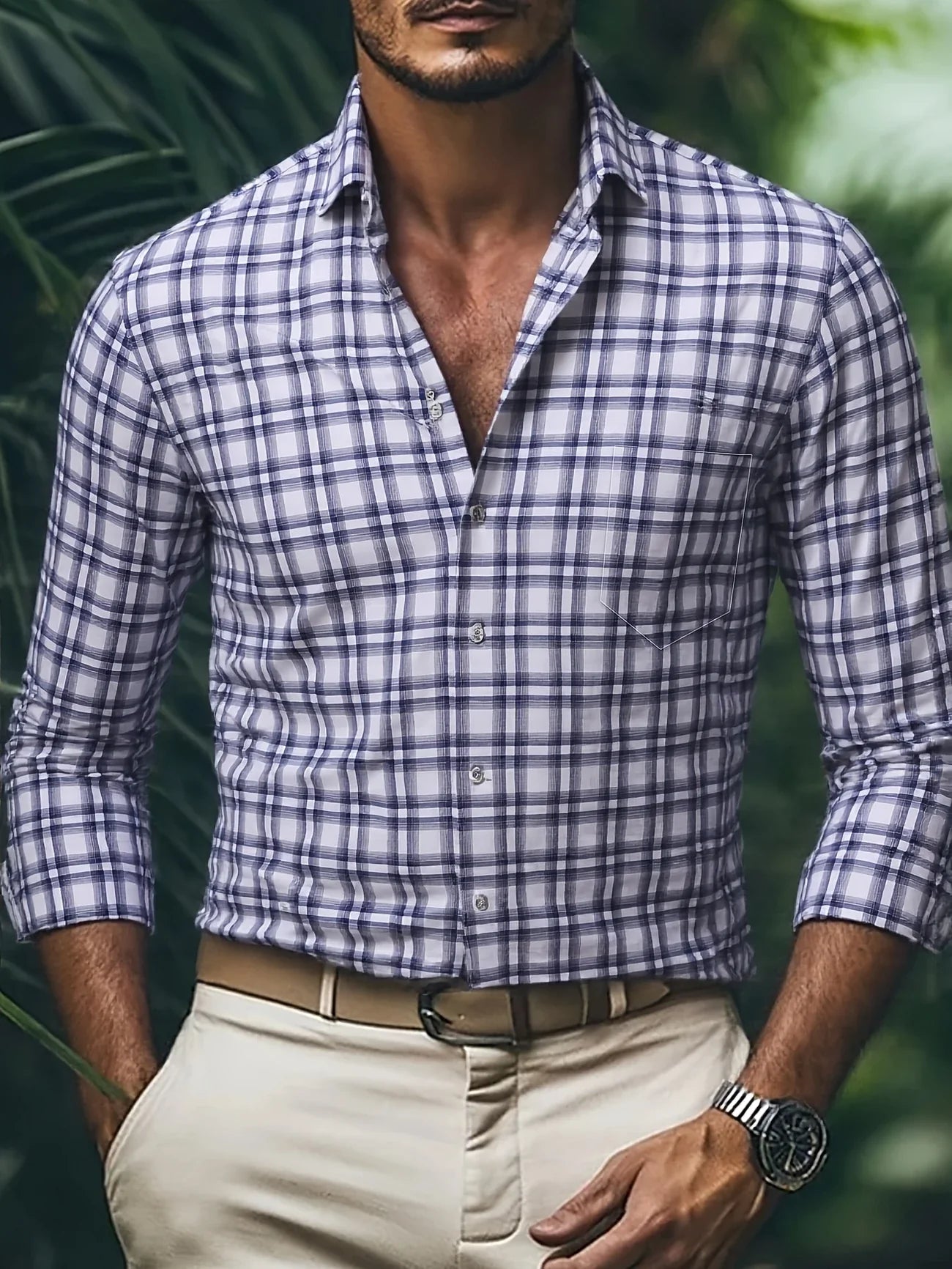 Oliver | Stylish checked shirt