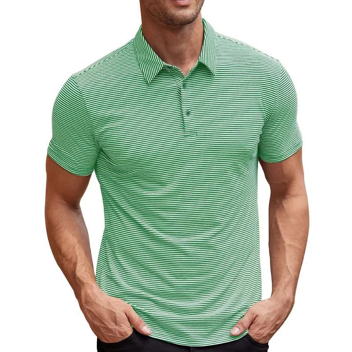 Adam - Casual Striped Polo for Men