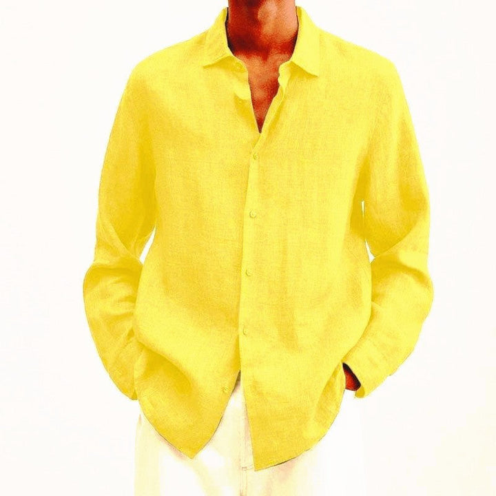 Elegant Men's Linen Shirt