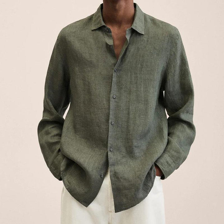 Elegant Men's Linen Shirt