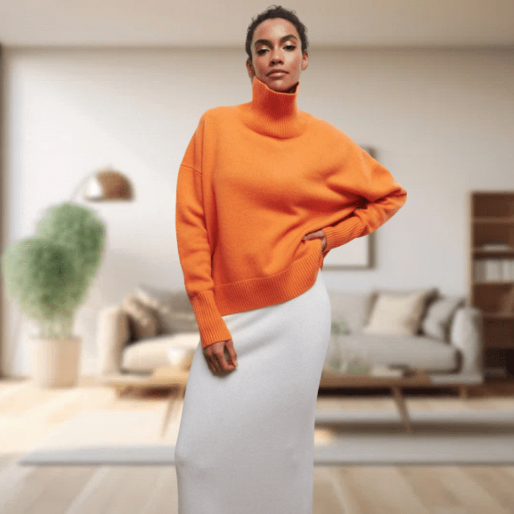 Mia | Winter-Ready Women's Turtleneck Sweater