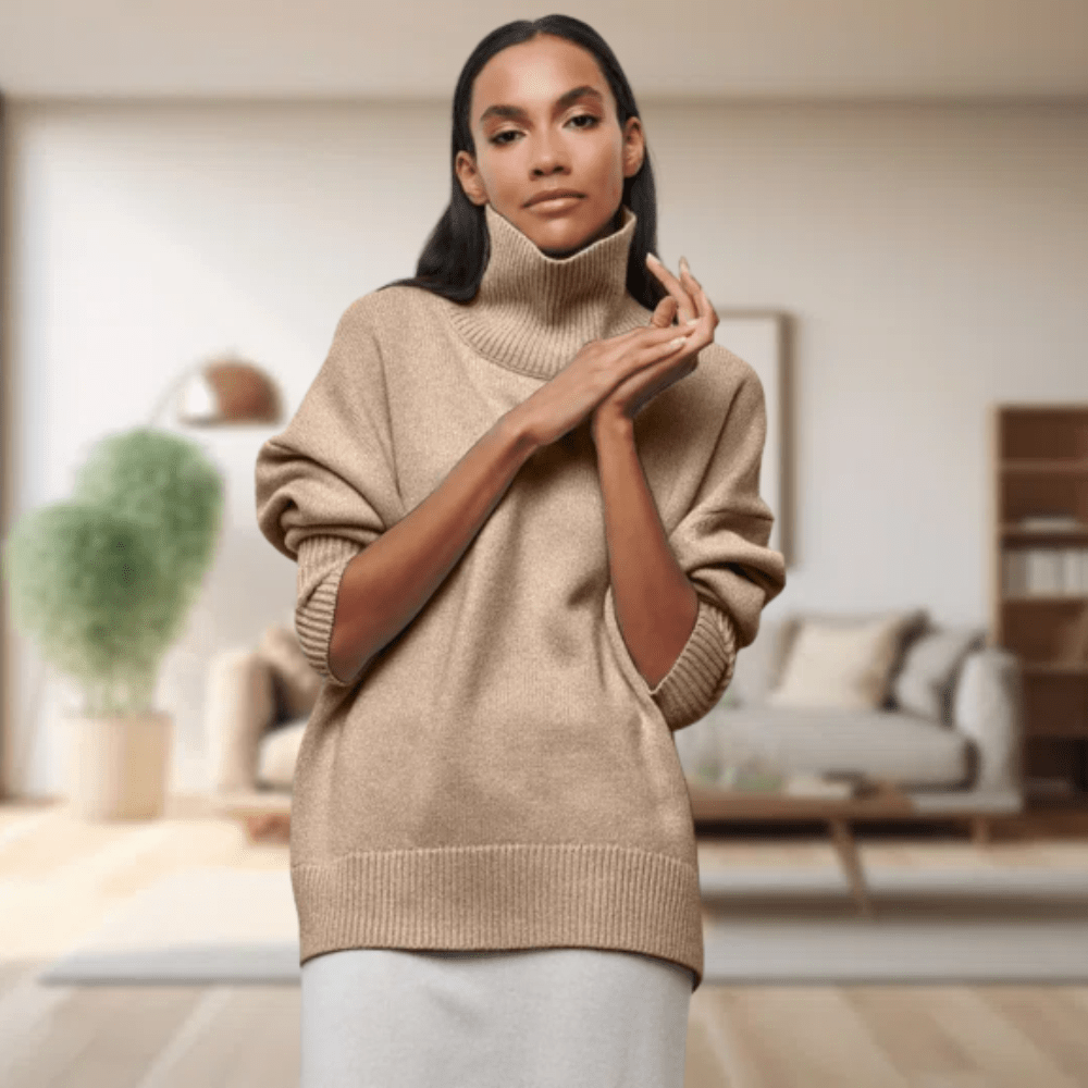 Mia | Winter-Ready Women's Turtleneck Sweater