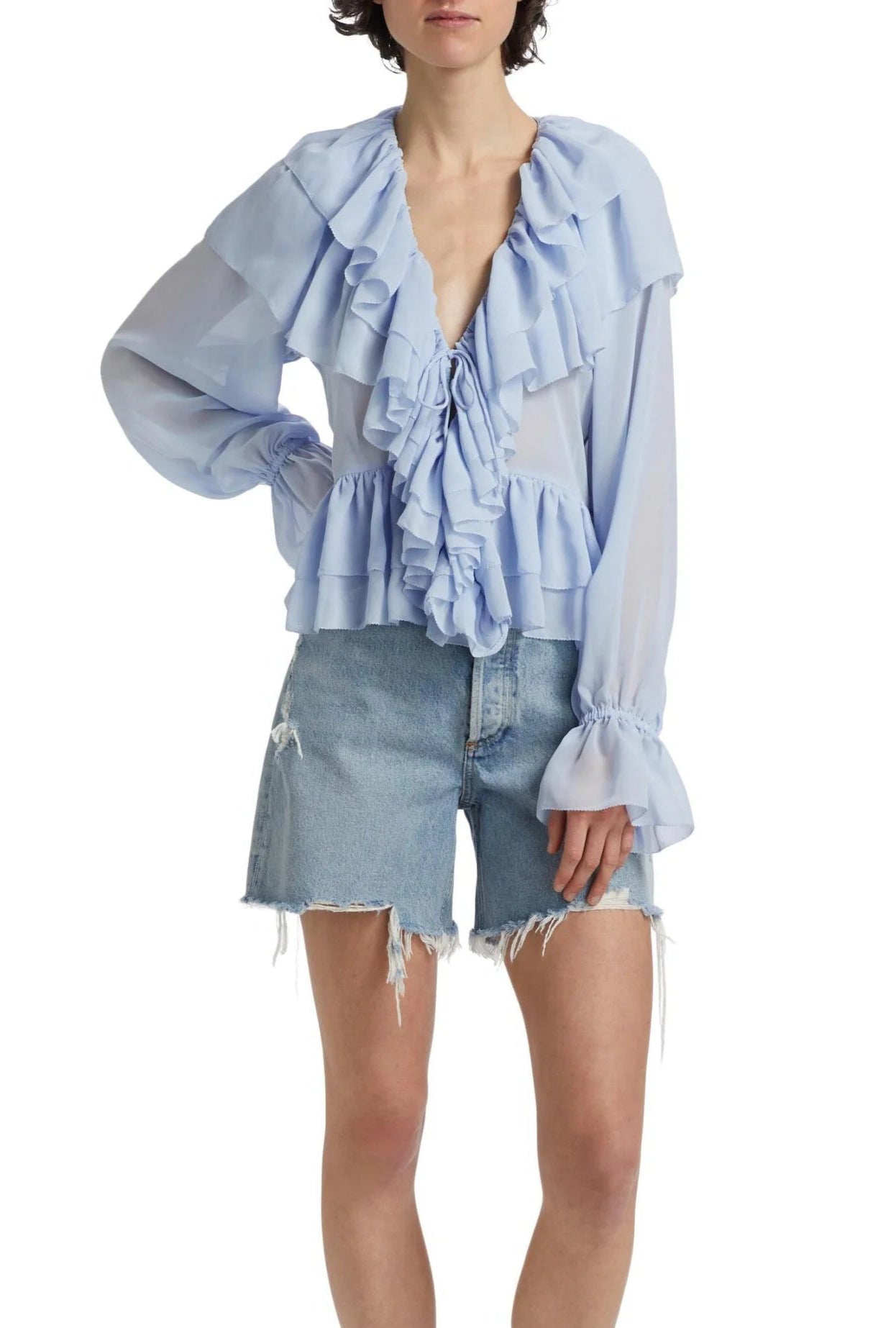 Willow | Chic Ruffle Top for Effortless Elegance