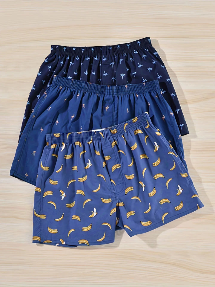 Men's Cotton Printed Arrow Boxers