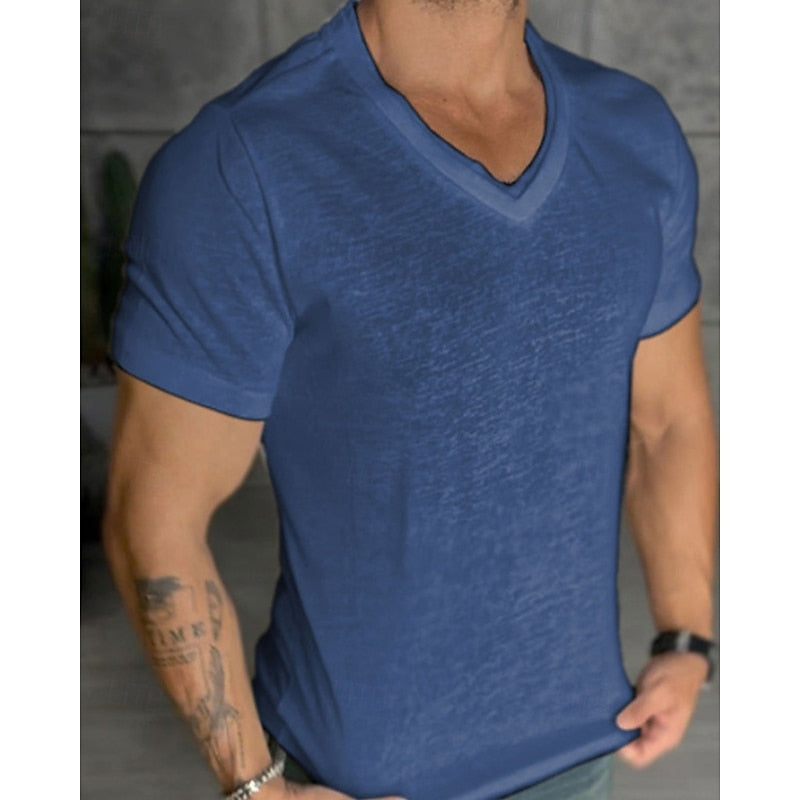 Oliver | V-neck T-shirt for Summer