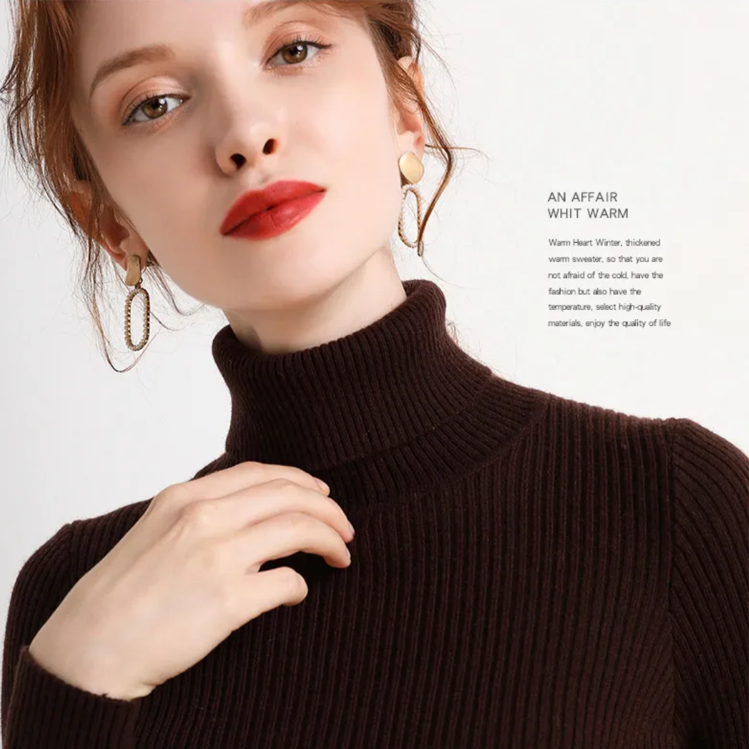 Faye | Winter-Ready Cashmere Turtleneck Sweater