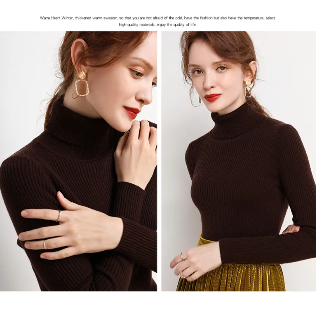 Faye | Winter-Ready Cashmere Turtleneck Sweater