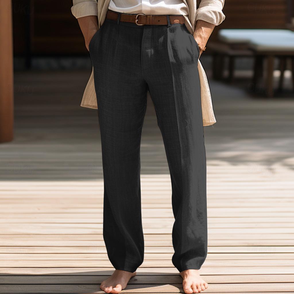 Oliver – Linen Summer Trousers for Men