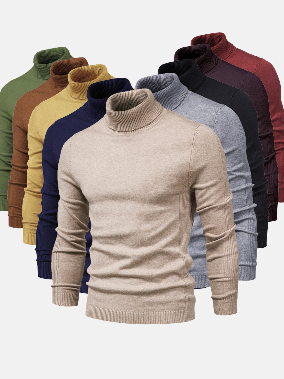 Thomas | Men's Turtleneck Sweater | Machine Washable