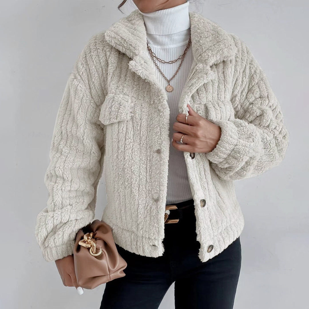 Zoe | Winter Long Sleeve Teddy Jacket