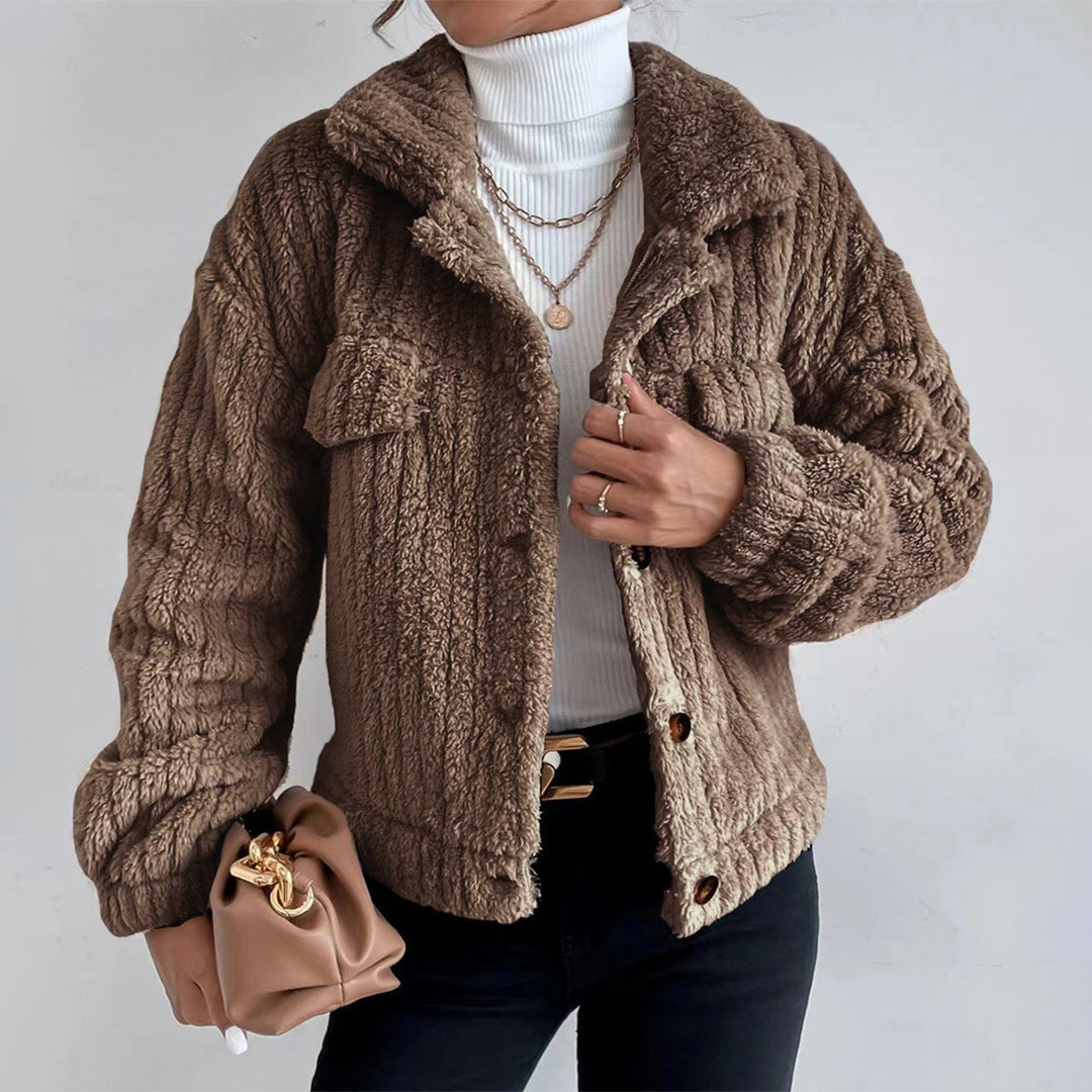 Zoe | Winter Long Sleeve Teddy Jacket