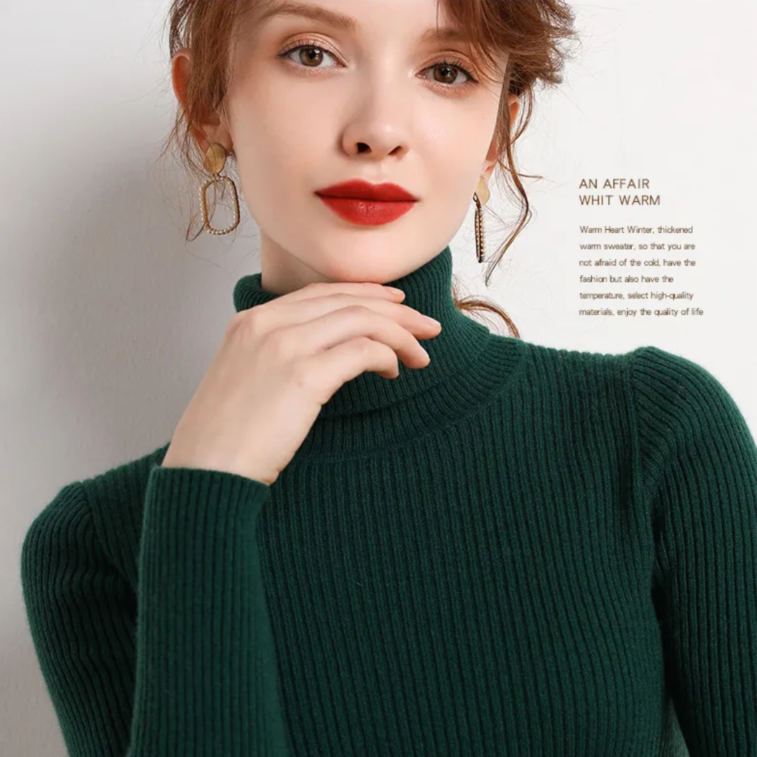 Faye | Winter-Ready Cashmere Turtleneck Sweater