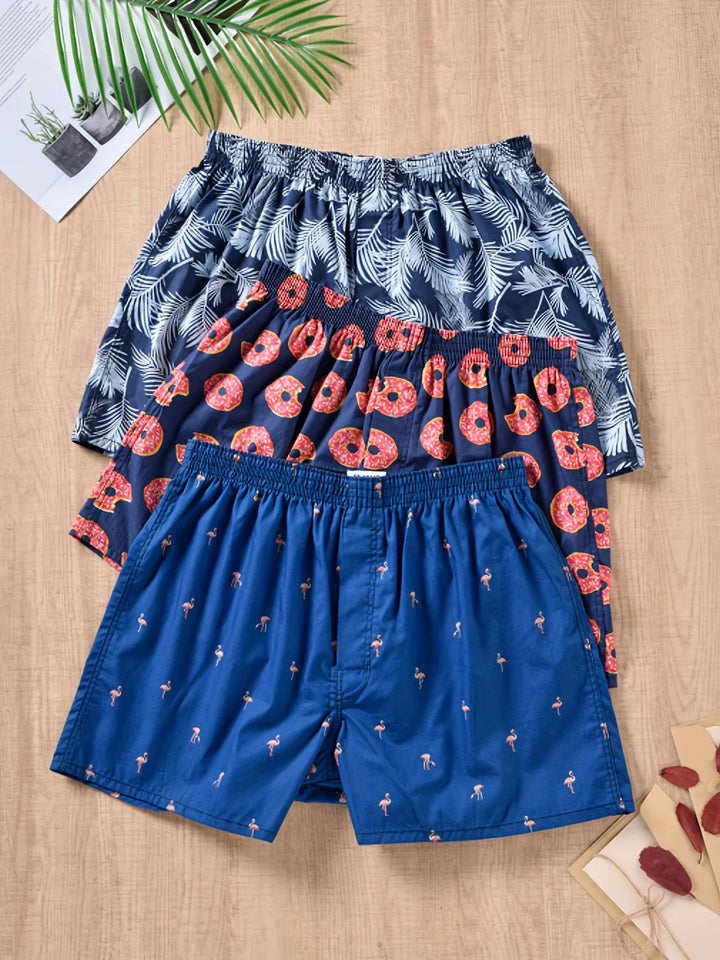 Men's Cotton Printed Arrow Boxers