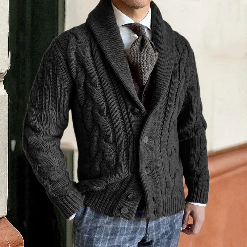 Isaac | Men's Knit Cardigan | Button Down