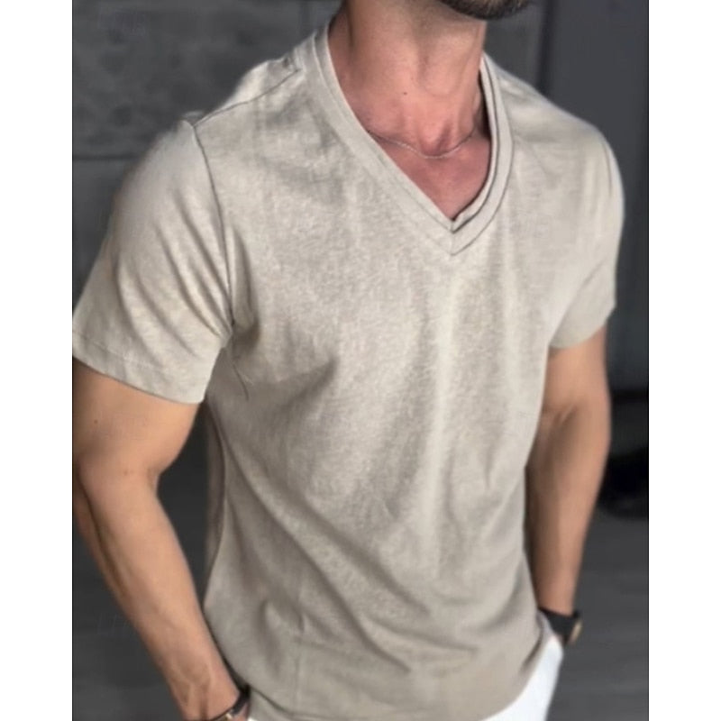 Oliver | V-neck T-shirt for Summer
