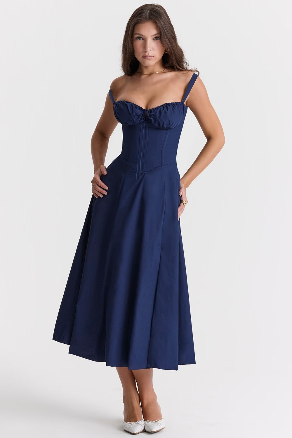Sally | Floral Elegance Spring Party Dress