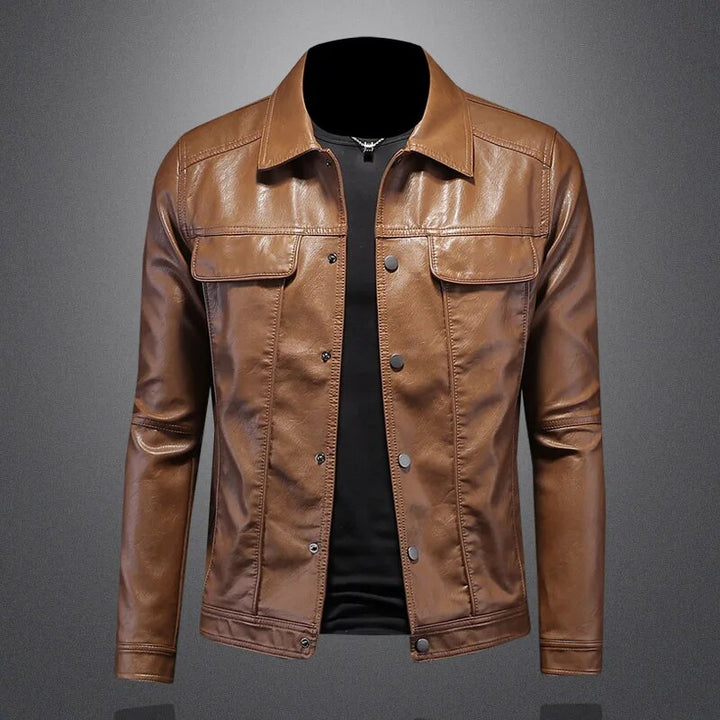 Maxwell | Men's Leather Jacket | Stylish Outerwear