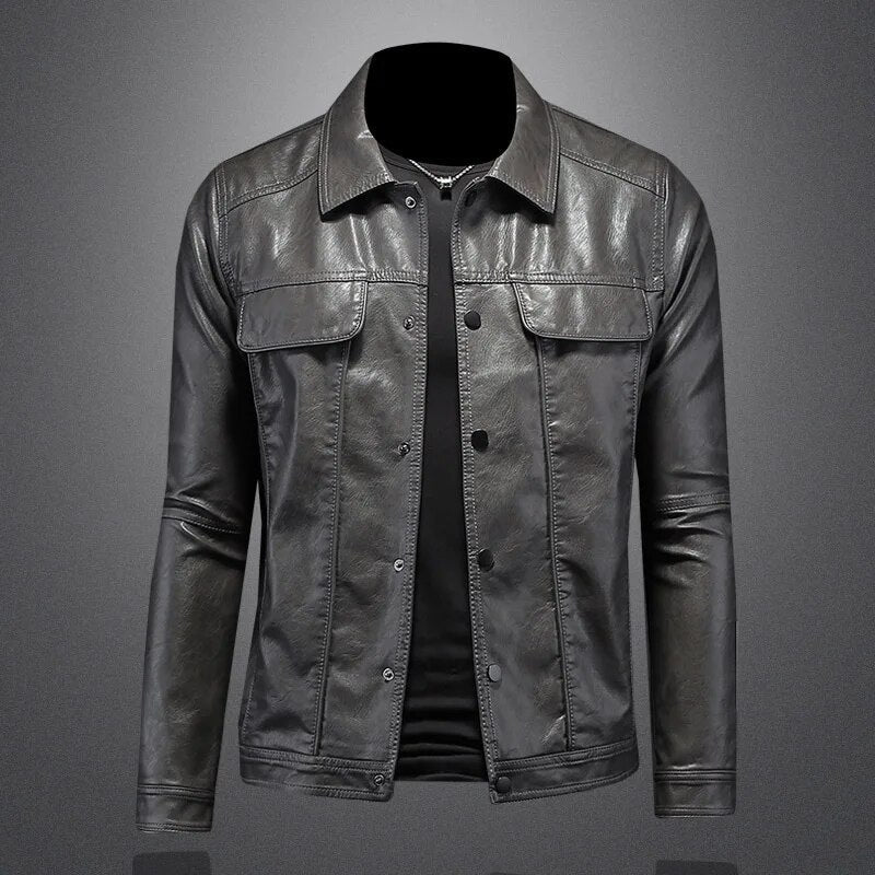 Maxwell | Men's Leather Jacket | Stylish Outerwear