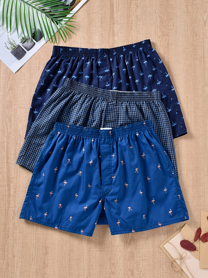 Men's Cotton Printed Arrow Boxers