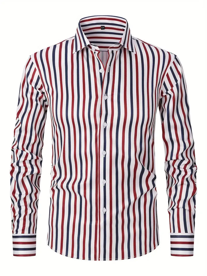Liam – Striped Cotton Shirt