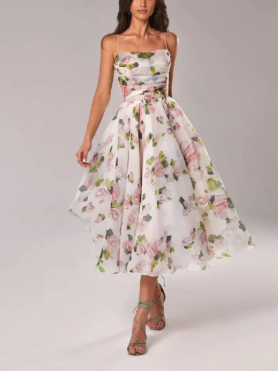 Marcia | Chic Midi Dress with Tailored Silhouette