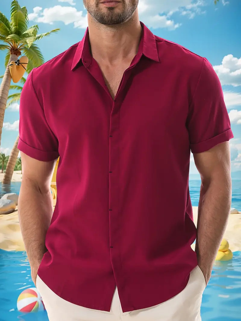Ben Linen Short Sleeve Shirt for Men