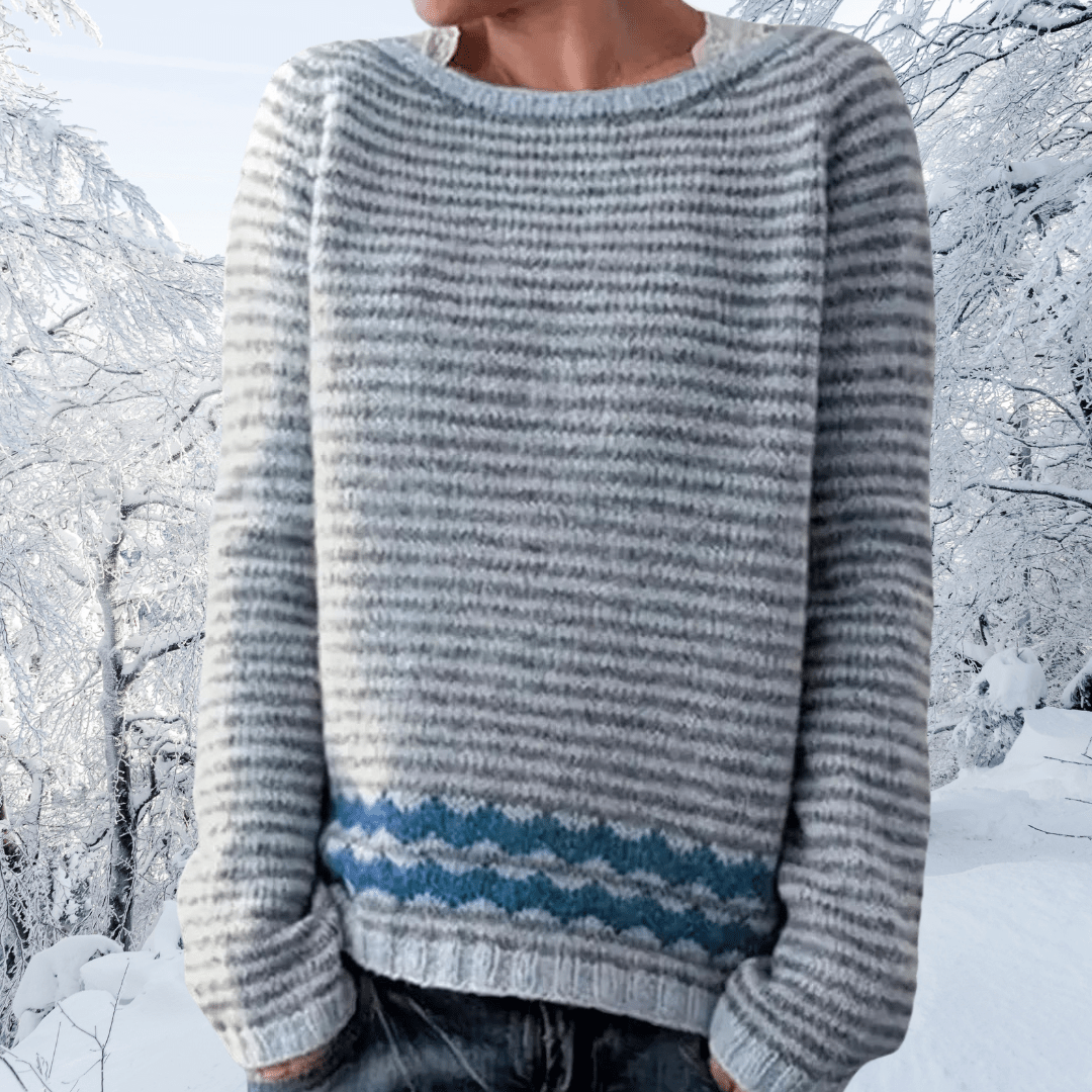 Paige | Cozy Striped Wool Sweater for Winter