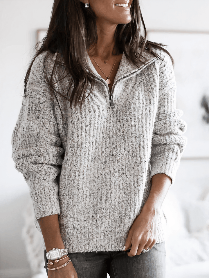 Jade | Women's Cozy Winter Quarter-Zip Pullover